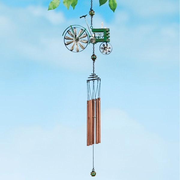 Arlmont & Co. Shetland Farm Tractor Wind Chime Wayfair